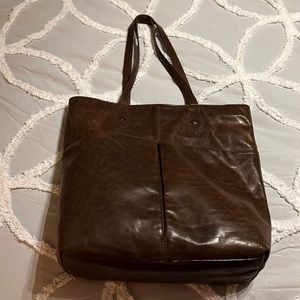 Authentic Frye simple Melissa tote